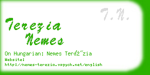 terezia nemes business card